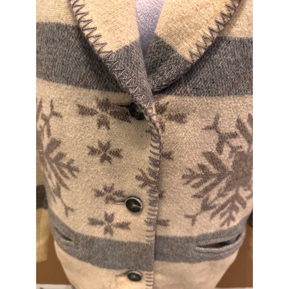 East West Vintage Wool Blend Jacket Women’s Rustic Design Size S - Picture 2 of 8